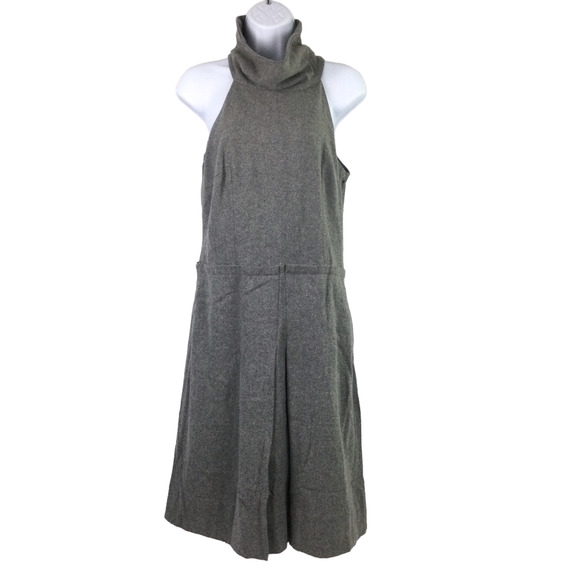Chelsea & Theodore Dresses & Skirts - Chelsea & Theodore Women's Wool Blend Sleeveless Keyhole Gray Shift Dress 4